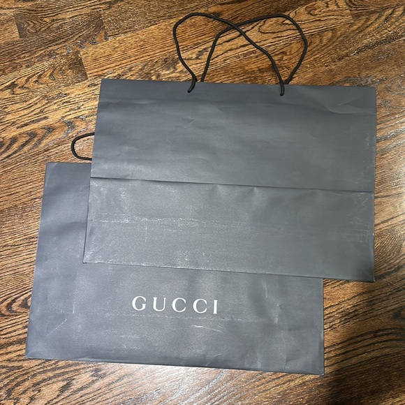 Set of 2 Gucci shopping bags - Picture 2 of 2